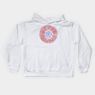 Patriotic Fireworks Kids Hoodie